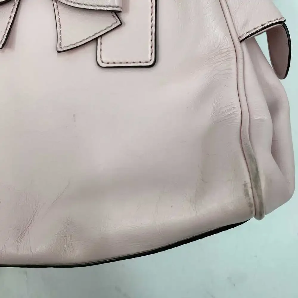 Kate Spade Pink Bow Detail Leather Crossbody Bag | OS Regular